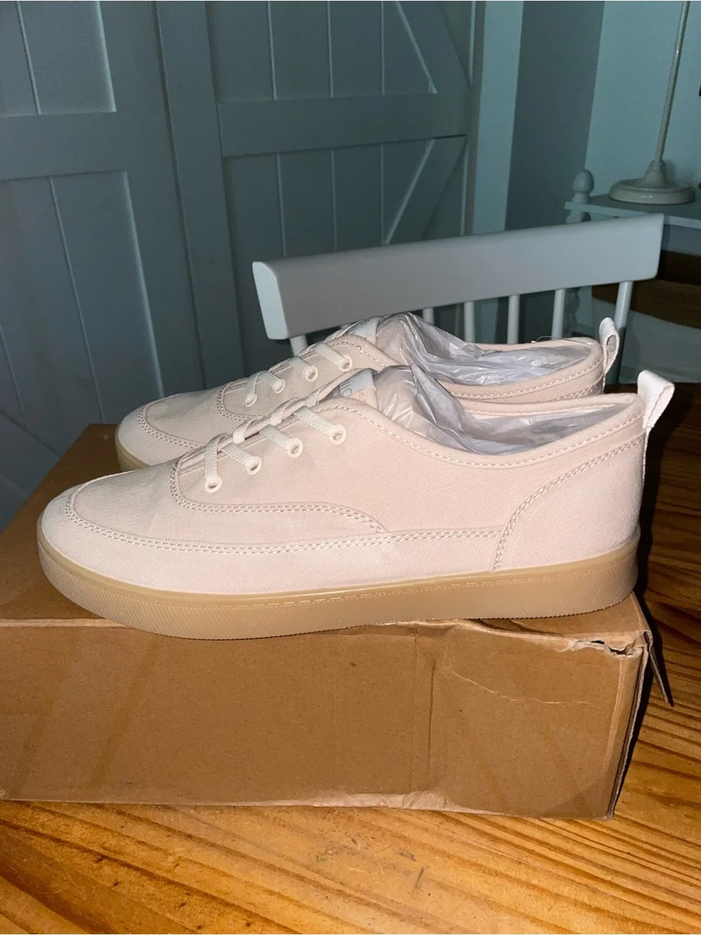 Vionic Women's Beach Cyan Slip On Sneaker In Chateau Grey Sz 10M NWB